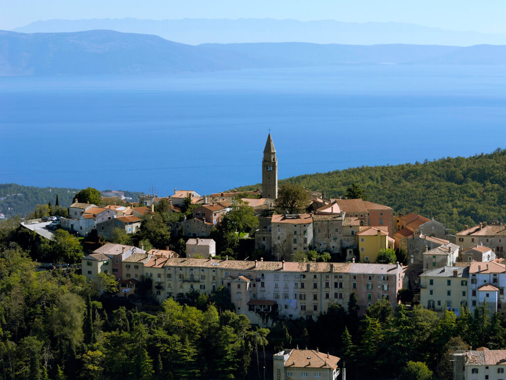 Labin lucht view