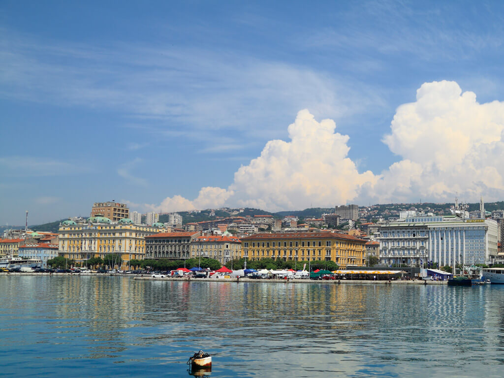 de haven van Rijeka