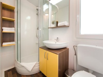 Kamp Medveja premium mobilna domova kupatilo