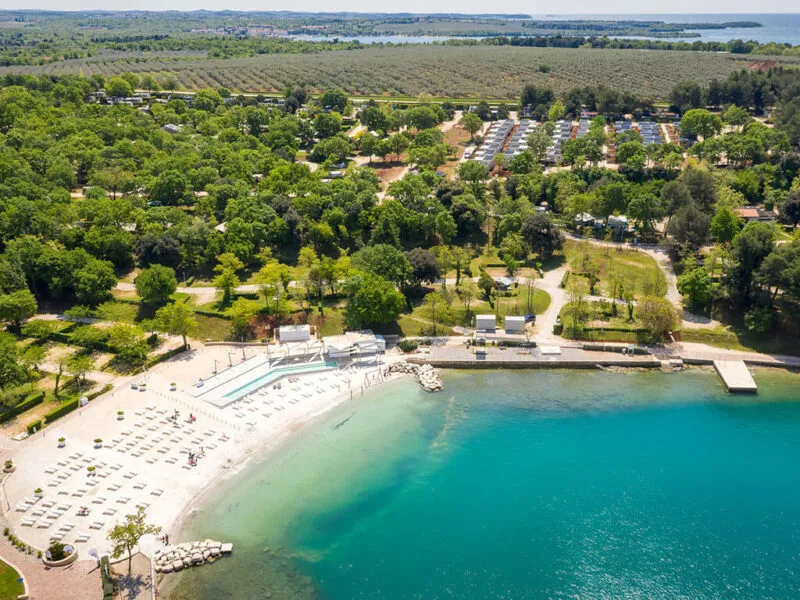 Camping Resort Lanterna Stacaravans Luchtzicht