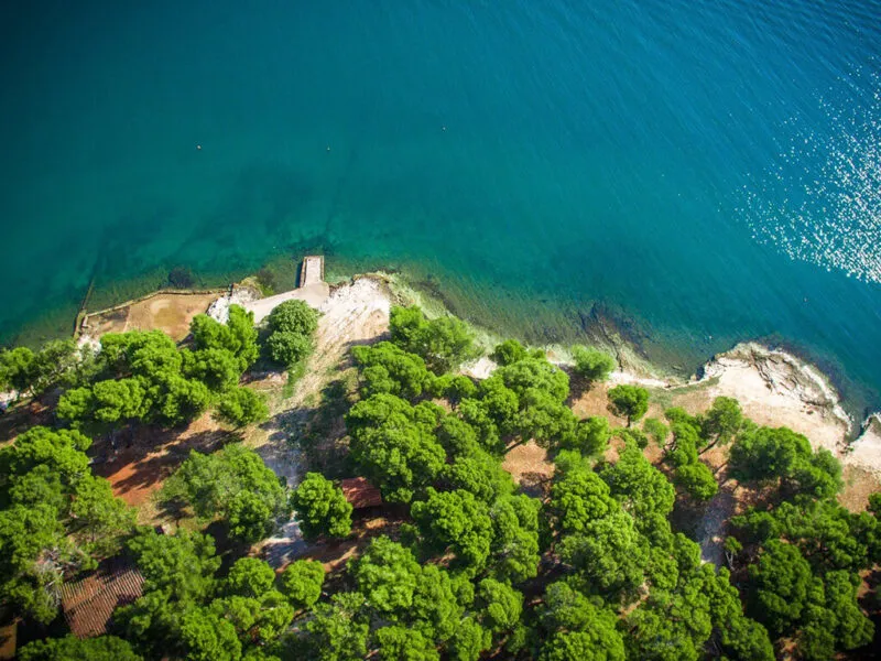 Kamp Runke Pogled Iz Zraka 