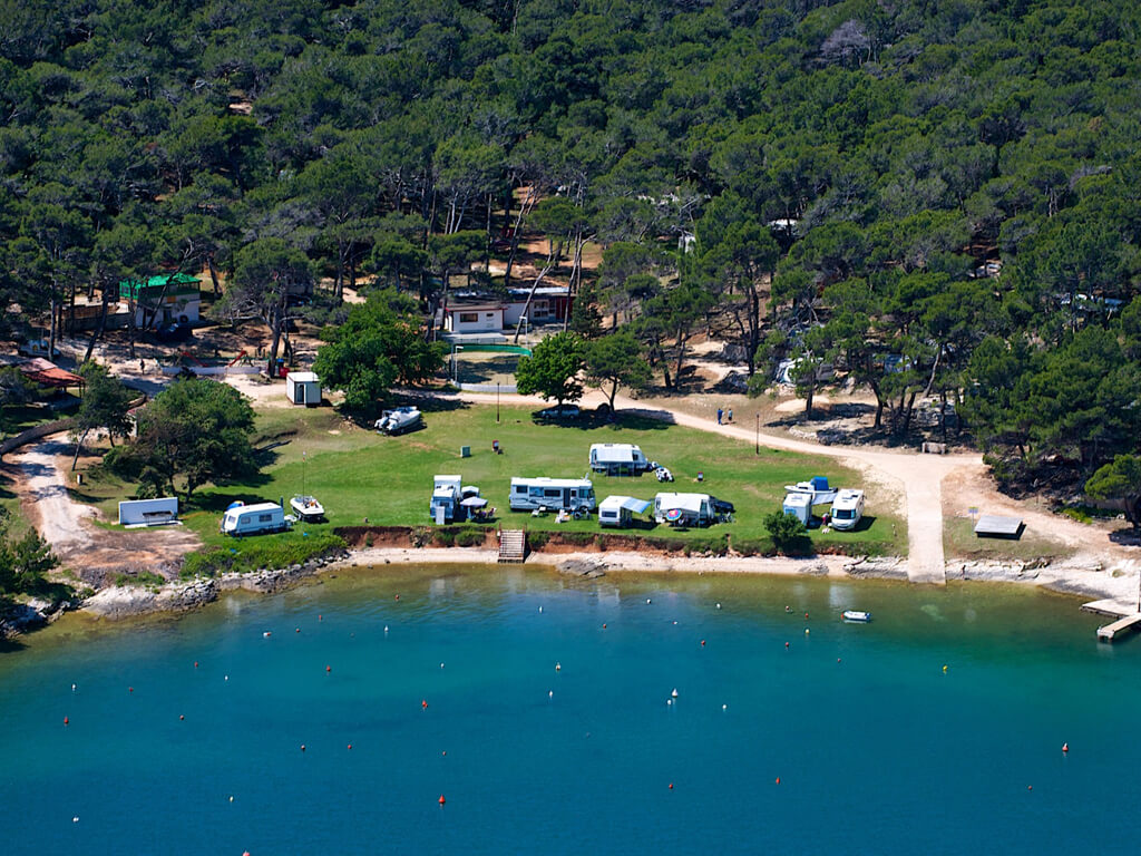 Camping Tasalera lucht view