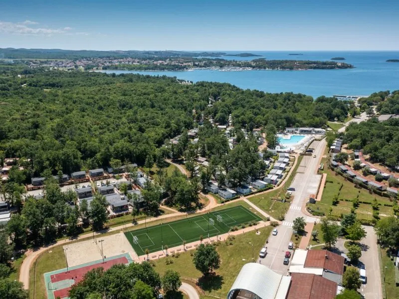 Kamp Bijela Uvala Pogled Pogled Iz Zraka 