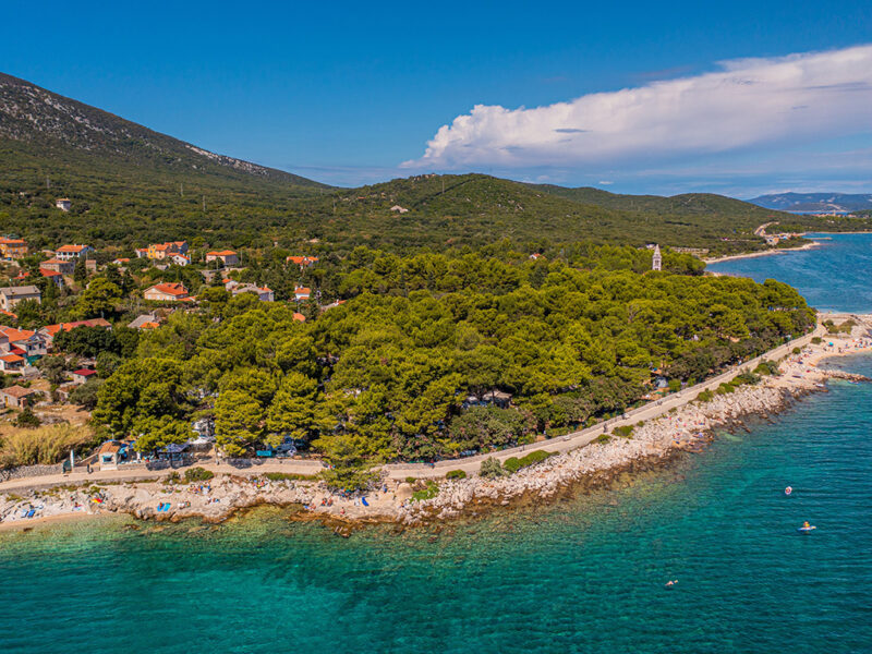 Panoramica del campeggio Rapoca