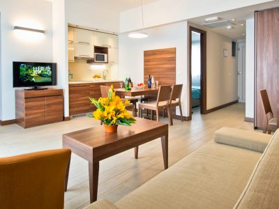 Kamp Zaton Holiday Resort apartman za 5 - 1 osoba 4* dnevna soba | AdriaCamps