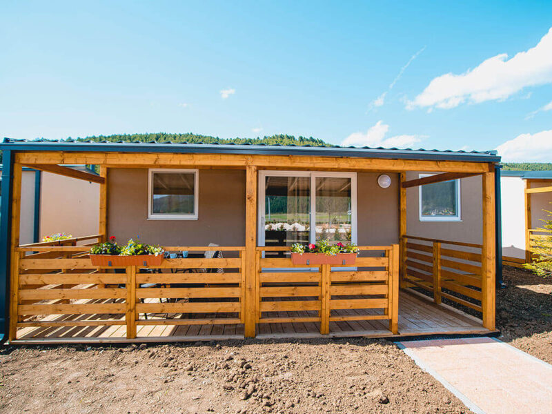 Case mobili del Big Bear Camping Resort