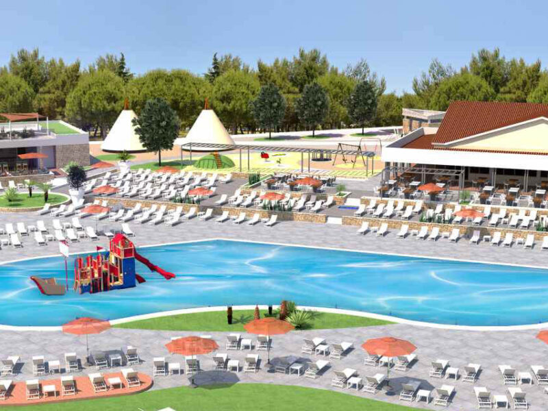 175 neue Mobilheime, 2 neu gebaute Schwimmbäder in 2019 auf dem Campingplatz Arena Kažela 175 neue Mobilheime, 2 neu gebaute Schwimmbäder in 2019 auf dem Campingplatz Arena Kažela