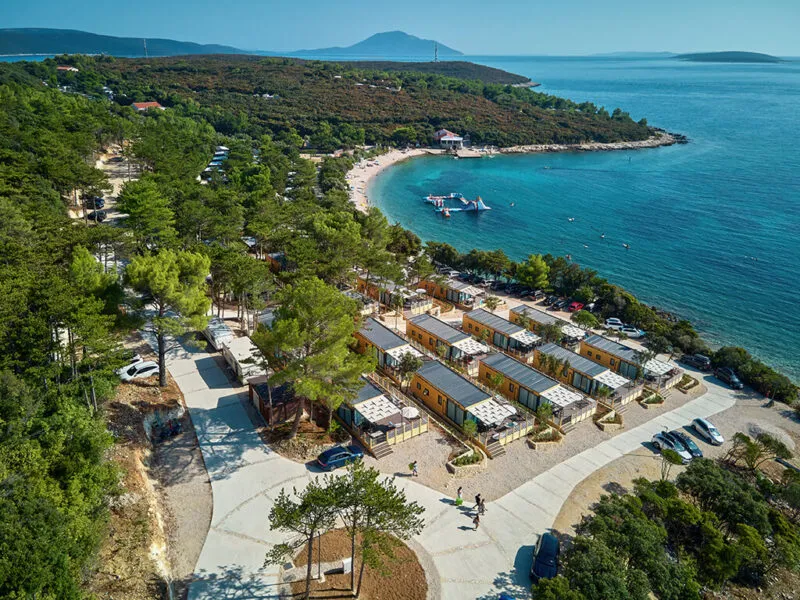 Kamp Slatina Mobilne Kucice Pogled Na More 