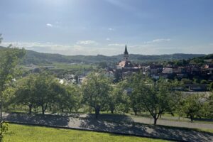 Panoramic view of Marija Bistrica, Zagorje