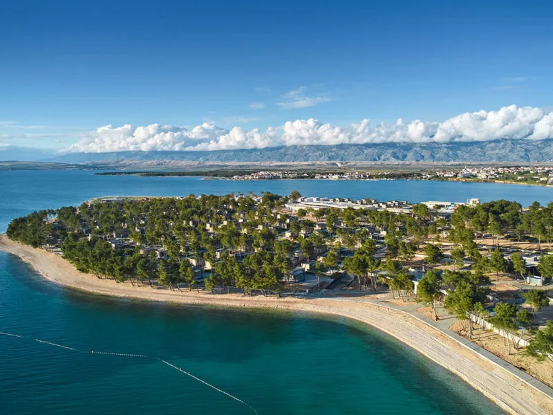 Aminess Avalona camping resort vista dall alto