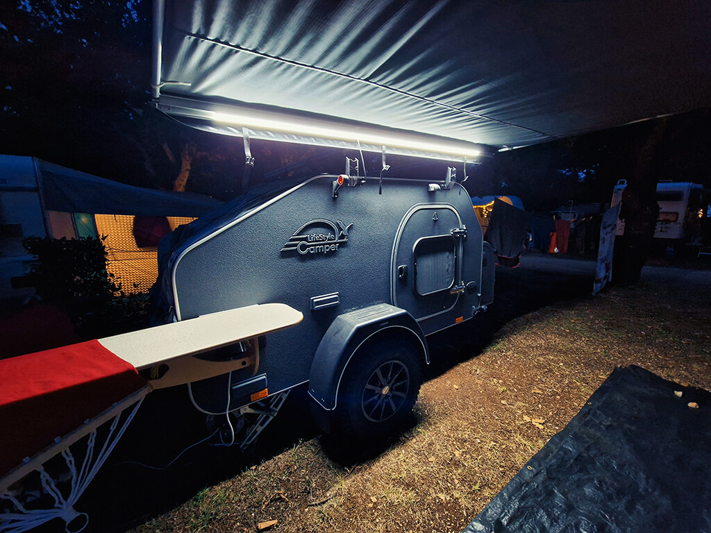 Ambient lighting of the Lifestyle Camper X-Line