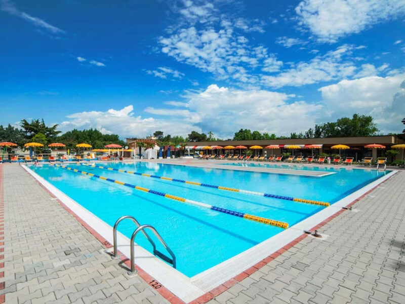 Blick auf den Pool