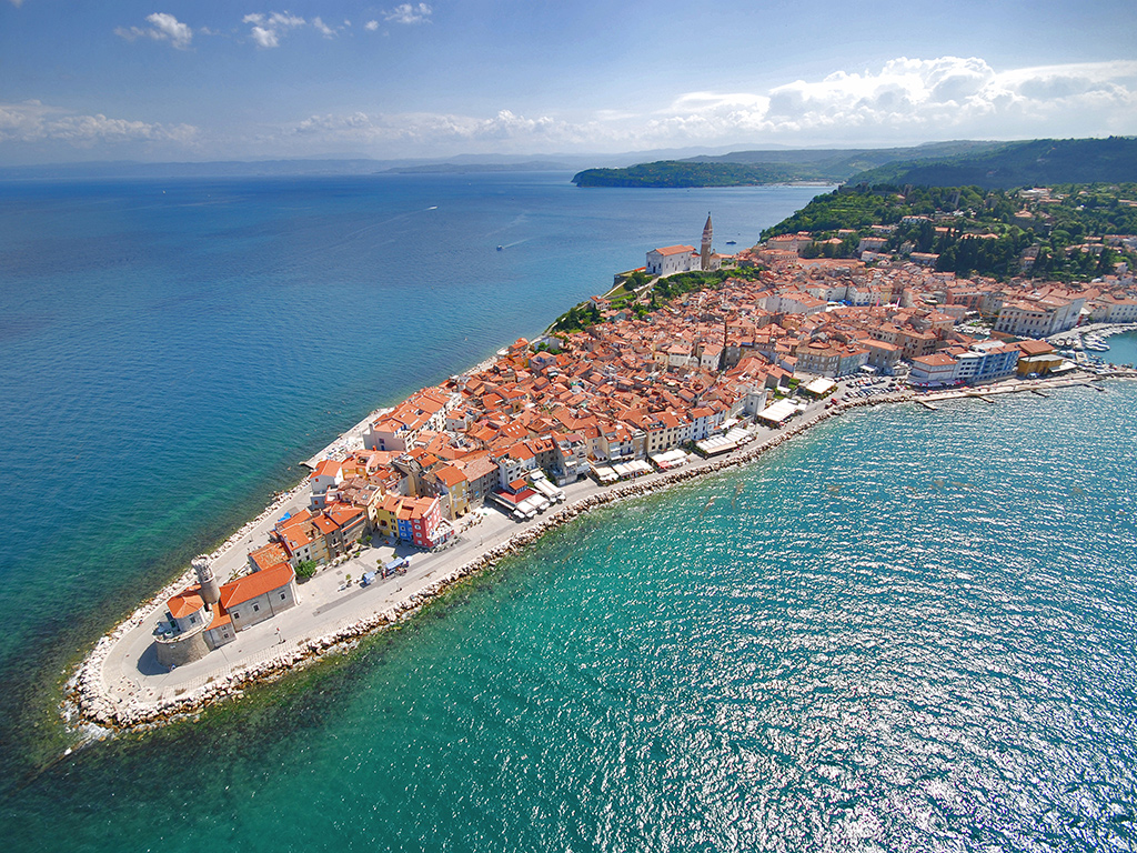 Piran Pogled Iz Zraka