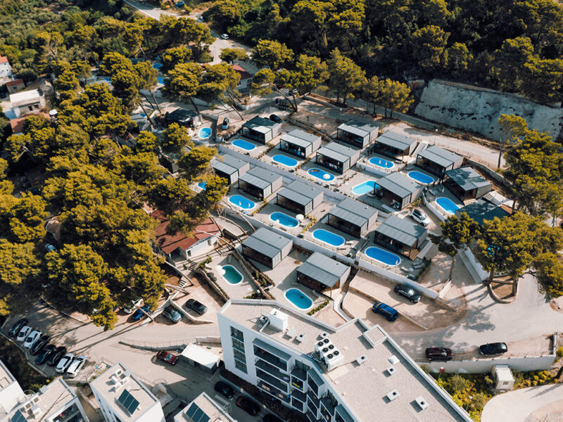 Kamp Morenia Plaza Resort Pogled Iz Zraka 