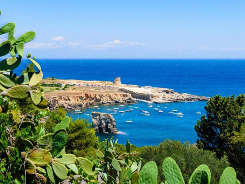 Santa Cesarea Terme Meerblick Natur