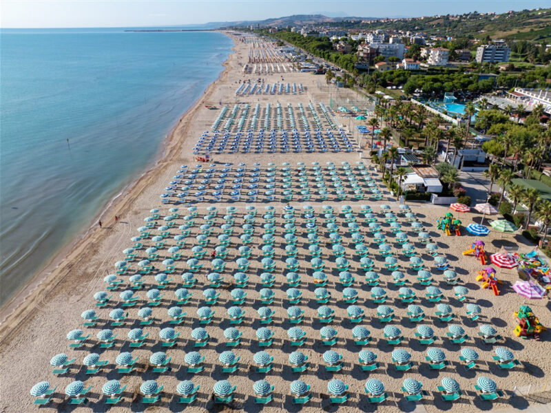 Don Antonio Glamping Village Beach Sunbeds Overview